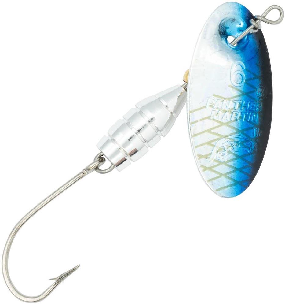 P/MARTIN 1/8OZ.HOLO DLX SILVER/BLUE SINGLE HOOK