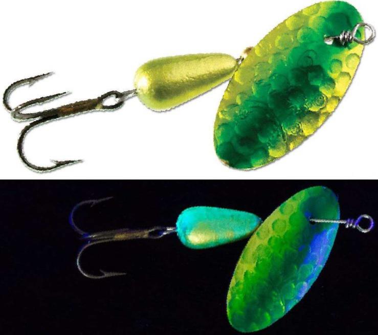 P/MARTIN 1/16 SPIN HAMMERED UV LIME/CHAR