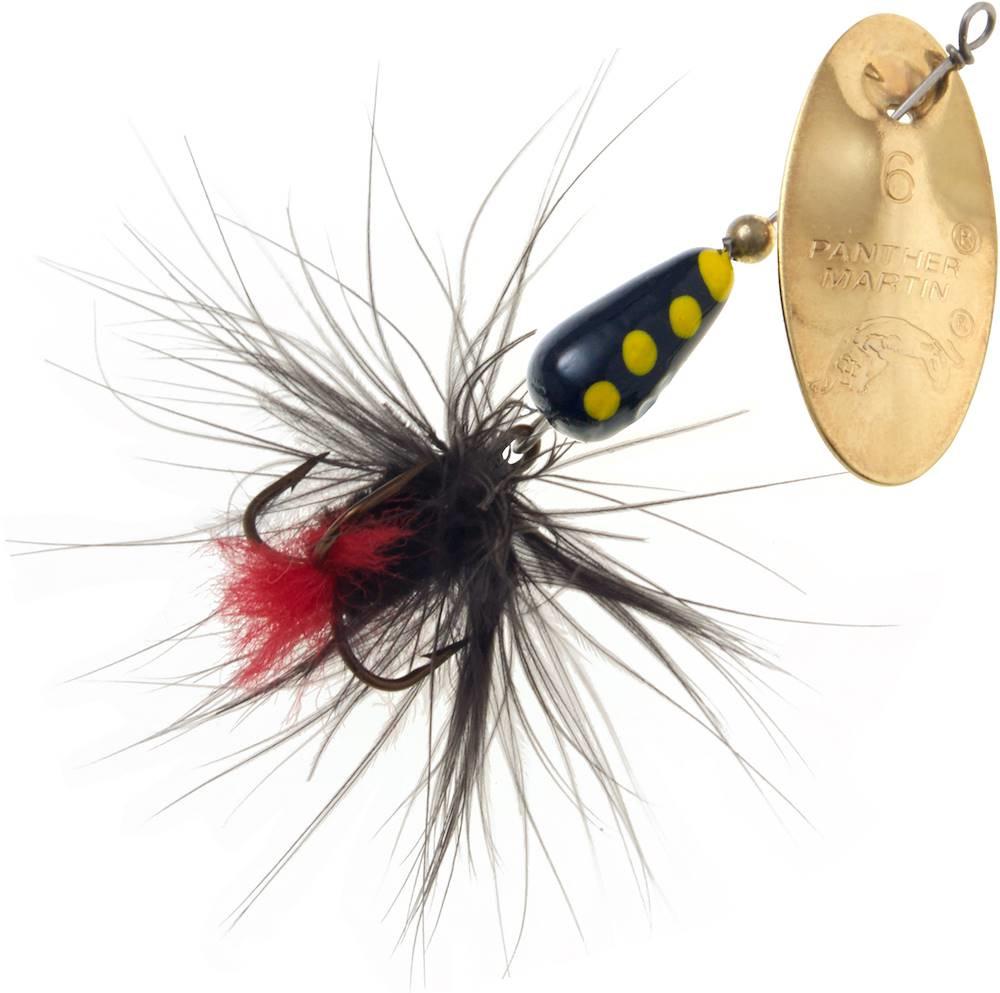 P/MARTIN 1/8 SPIN  REG. GOLD/BLACK FLY