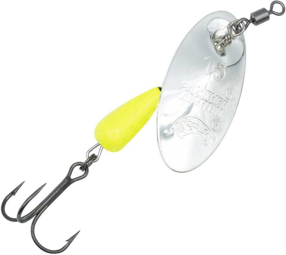 PMTN SAL/SH SPINNER 1/4OZ SILVER BLADE W/CHARTREUSE BODY