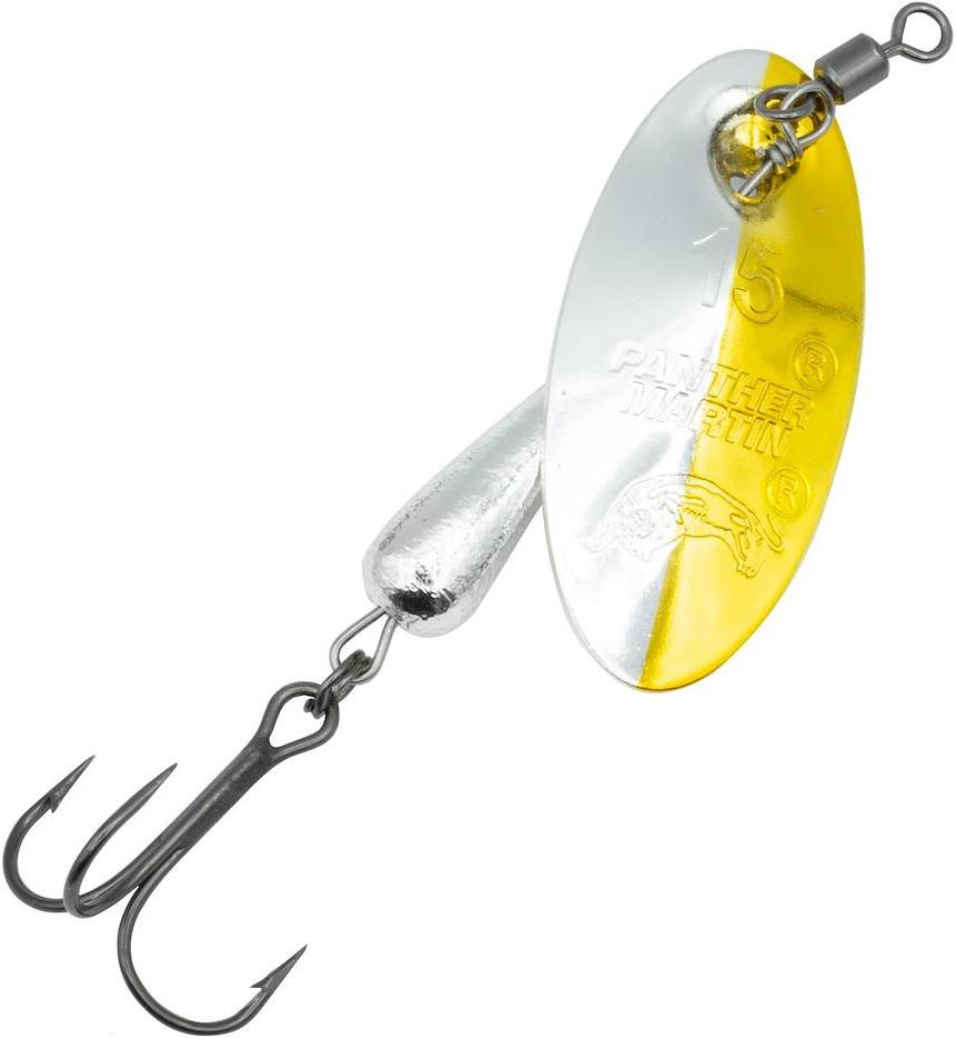 PMTN SAL/SH SPINNER 1/4OZ GOLD&SILVER BLADE W/SILVER BODY