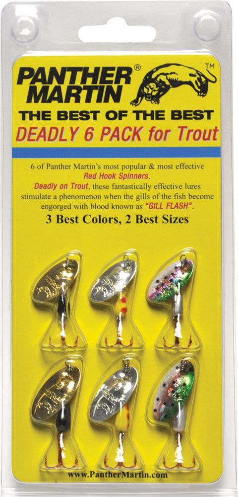 P/MARTIN DEADLY RED HK TROUT KIT(6LURES)