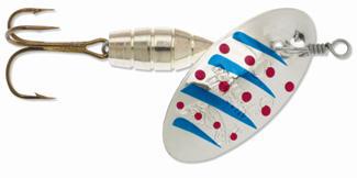 P/MARTIN 1/8 DLX SPIN  SILVER/BLUE/RED