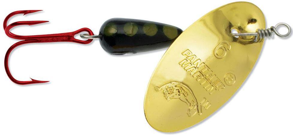 P/MARTIN 1/8 SPIN  GOLD RED HOOK