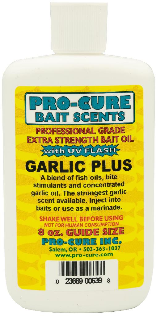 PROCURE BAIT OIL 8 OZ GARLIC PLUS