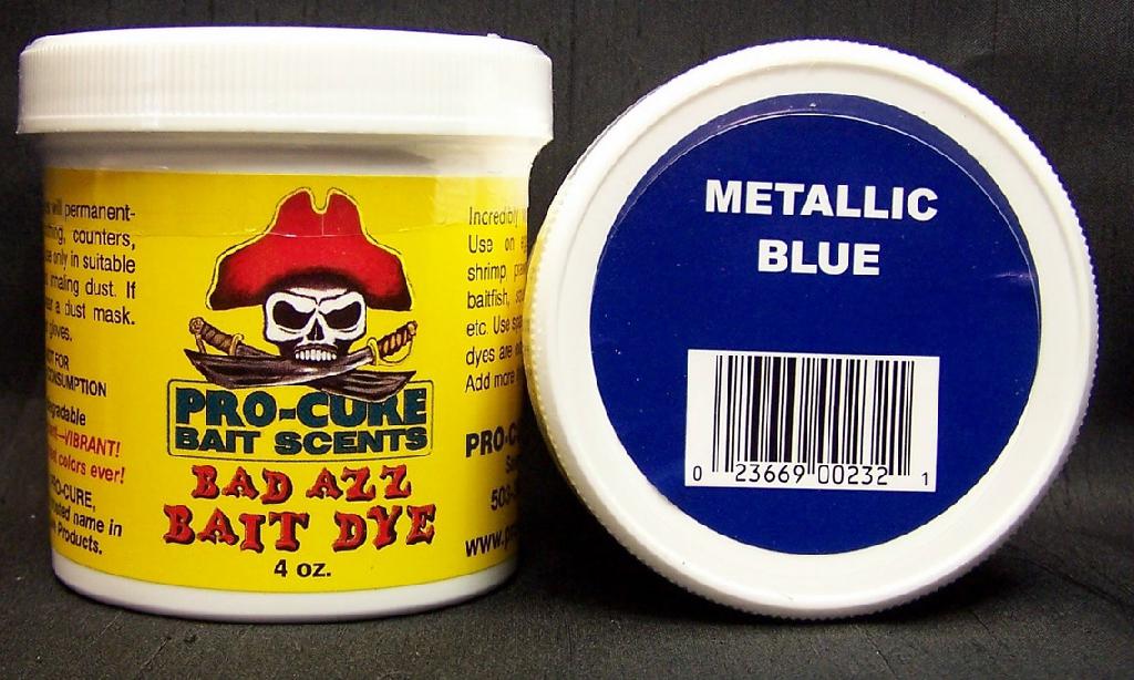 PROCURE BAD AZZ BAIT DYE 4oz MET.BLUE