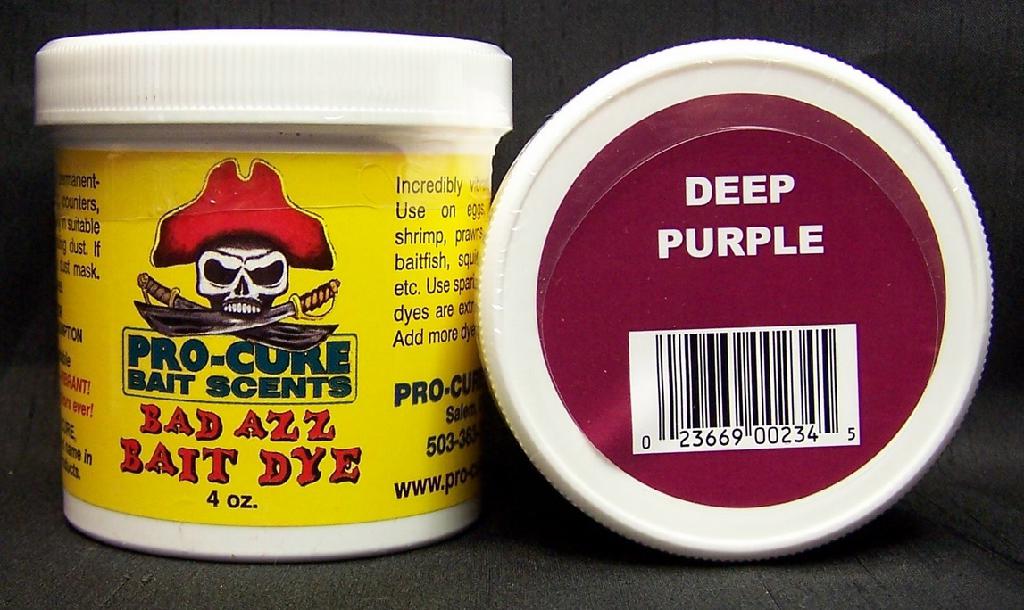 PROCURE BAD AZZ BAIT DYE 4oz DK.PURPLE