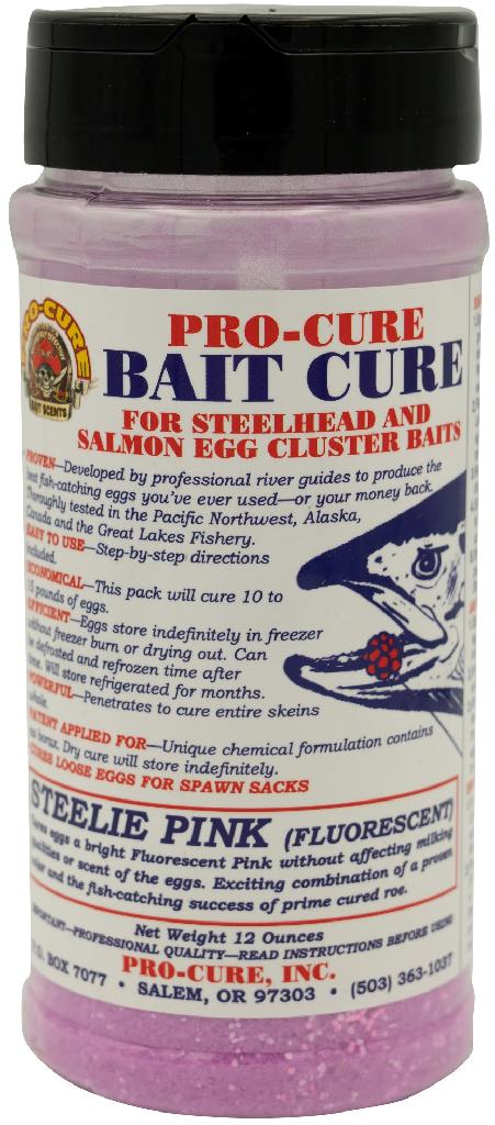 PROCURE BAIT CURE 12 OZ STEELIE PINK