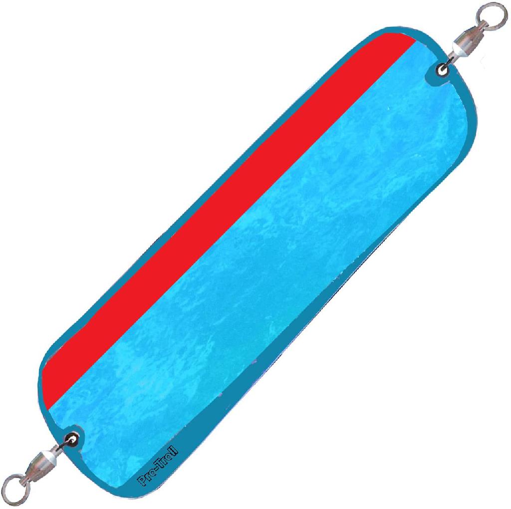 PROT EC 11'FLASHER W/AGIT MOON UV RED ST (Color: Moonjelly on UV w/Red Stripe)