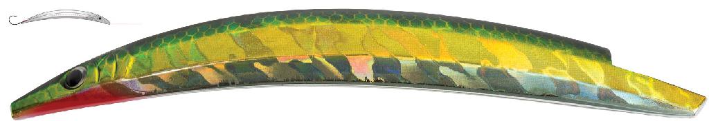 PT.WILSON CANDLEFISH PLUG  GREEN CHROME