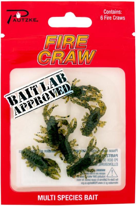 PAUTZKE FIRE CRAW 1' (6) GREEN PUMPKIN