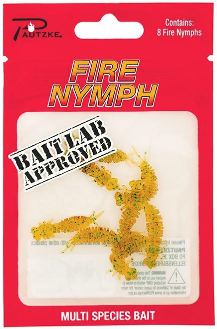PAUTZKE FIRE NYMPH 1.25' (8) YLW SPARKLE