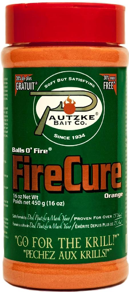 PAUTZKE FIRECURE EGG CURE 16oz  ORANGE
