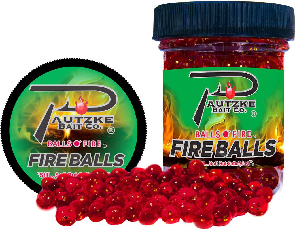 PAUTZKE FIRE BALLS EGGS RED/GLITTER