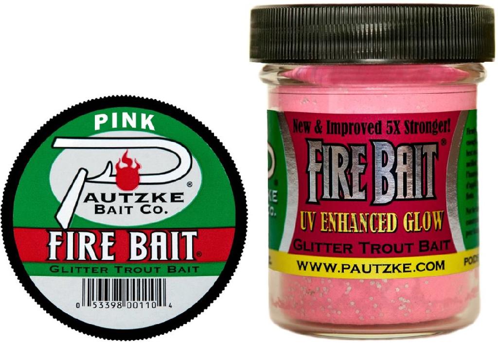 PTZK GLITTER TROUT FIREBAIT PINK