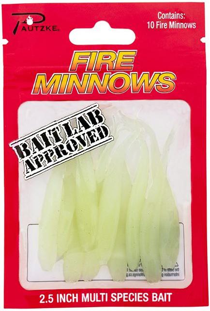 PAUTZKE FIRE MINNOWS (10) GLOW