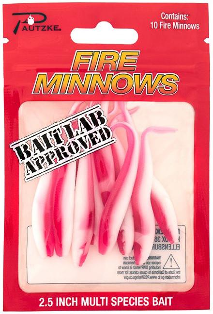 PAUTZKE FIRE MINNOWS (10) PINK