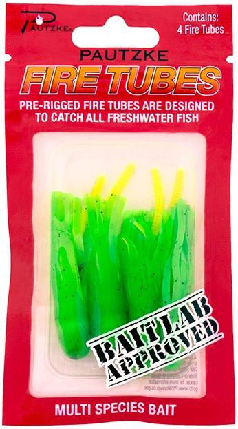 PAUTZKE FIRE TUBES (4) CHARTREUSE