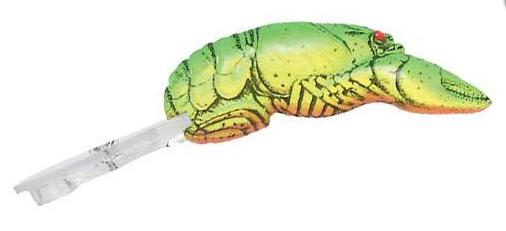 REBEL 3/8 OZ D-WEE CRAWDAD CHAR/GRN-BACK