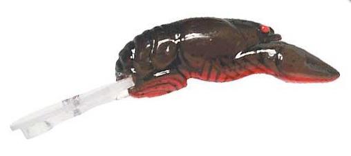 REBEL 3/8 OZ D-WEE CRAWDAD DK. RED CRAW