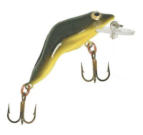 REBEL 3/8 OZ WEE FROG  GREEN BULL FROG