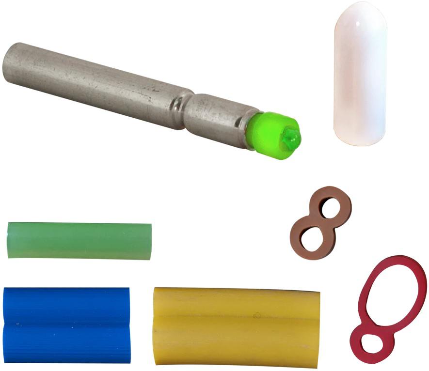 RBOB LJ UNIVERSAL BEACON PACK  GREEN (1-BATT LIGHT  ASST ROD/BOBBER HOLDERS)