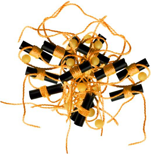 RBOB BOBBER STOPS & GLO BEADS (15) FL.OR