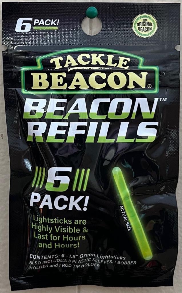 RBOB UNIVERSAL BOBBER BEACON REFILL 6PK