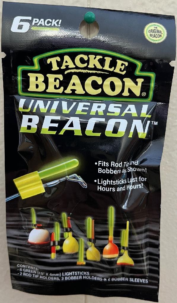 RBOB BOBBER BEACON UNIVERSAL 6PK  GREEN W/HOLDERS