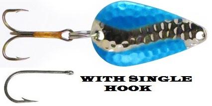 R/BOW 1/2OZ S/H SPOON SGLE-HK  NEON/BLUE