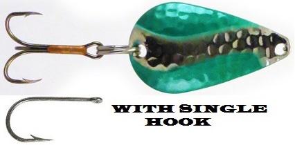 R/BOW 1/2OZ S/H SPOON SGLE-HK  NEON/GRN