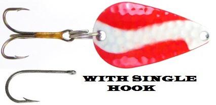 R/BOW 1/2OZ S/H SPOON SGLE-HK  RD/WT-STP