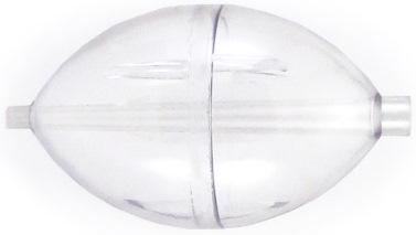 R/BOW SPIN TOUGH BUBBLE (12) MED  CLEAR