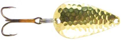 R/BOW 1/2OZ S/H SPOON  HAMMERED/BRASS