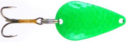 R/BOW 1/2OZ S/H SPOON  SOLID FL.GREEN