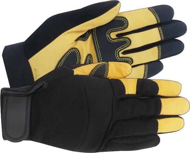 RED STEER GOATSKIN DRIVER GLOVE  MEDIUM BREATHABLE SPANDEX BACK GOATSKIN PALM