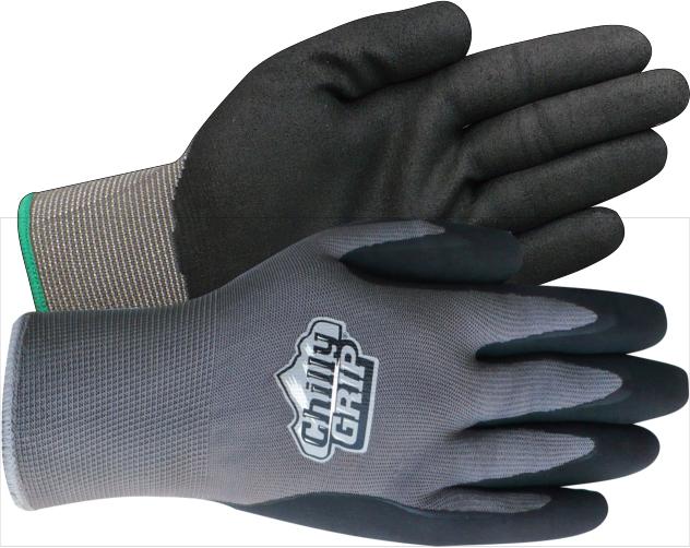RED STEER CHILLY GRIP H2O GLOVE  X-LARGE PVC SPONGE PALM DIP  WATER RESISTANT