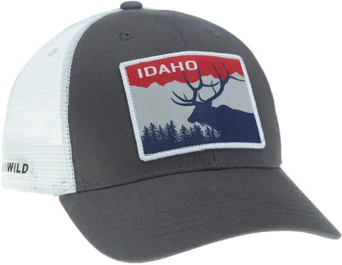 RYW IDAHO ELK HAT GRAY/WHITE STANDARD FIT