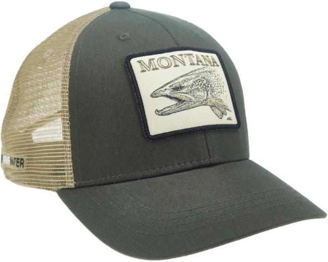 RYW MONTANA ARTIST'S RESERVE HAT GRN/TAN STANDARD FIT
