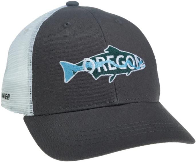 RYW OREGON HAT LT GRAY/WHITE STANDARD FIT