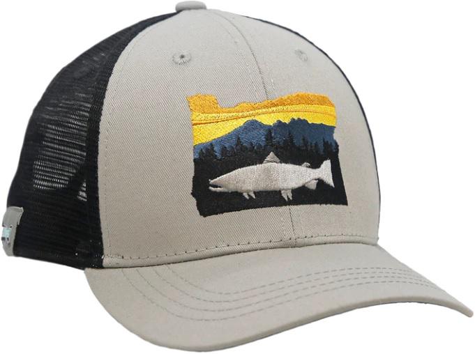 RYW OREGON BACKCOUNTRY HAT LT GRAY/BLACK STANDARD FIT