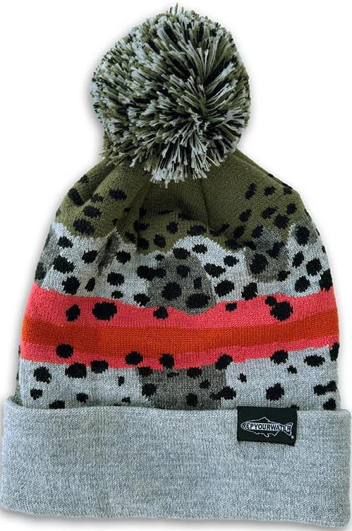 RYW RAINBOW TROUT SKIN 2.0 BEANIE  ONE SIZE FITS MOST