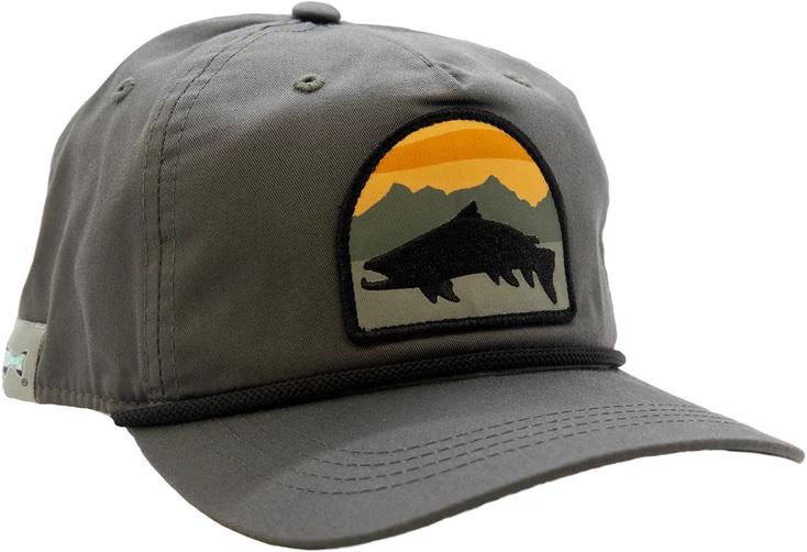 RYW BACKCOUNTRY TROUT HAT GRAY UNSTRUCTURED 5-PANEL