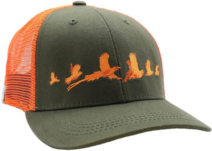 RYW UPLAND GAME HAT BLAZE ORANGE/GREEN STANDARD FIT