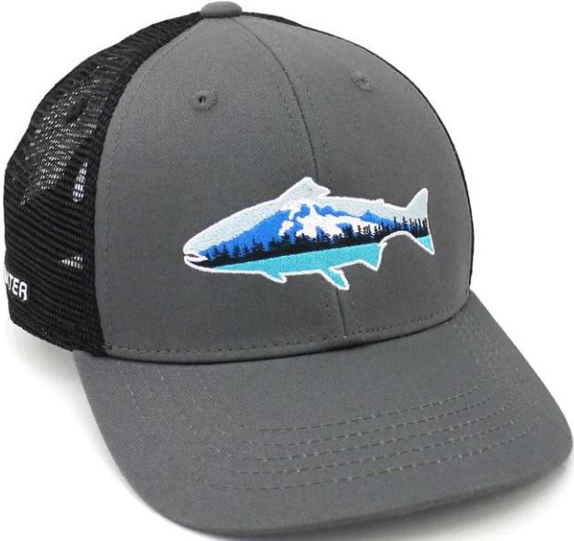 RYW WASHINGTON HAT GRAY/BLACK STANDARD FIT