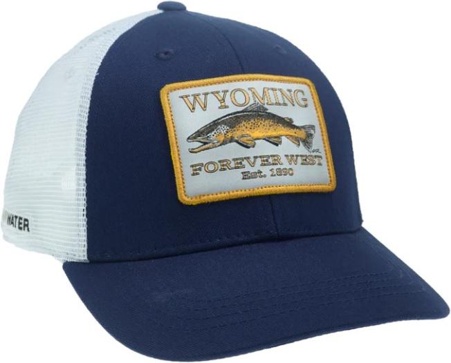 RYW WYOMING ARTIST'S RESERVE HAT NVY/WHT STANDARD FIT