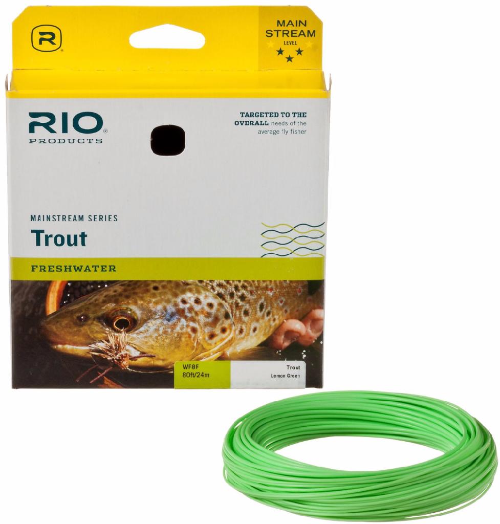 RIO MAINSTREAM TROUT WF4F LEMON GREEN