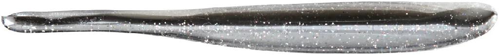 ROBOWORM 3'ALIVE SHAD(10) HOLOGRAM SHAD clear w/hologram flake/smoke/pearl