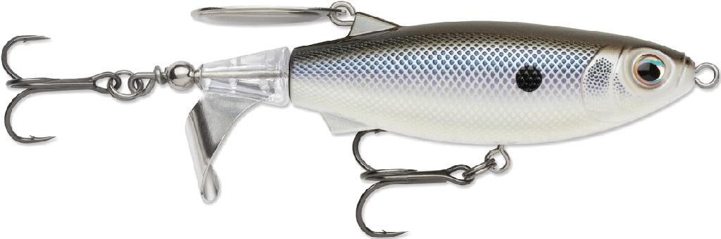 RAPALA 7/8oz CLAPTAIL 110 BLK BACK SHAD TOPWATER 4-3/8'LENGTH - Gunarama