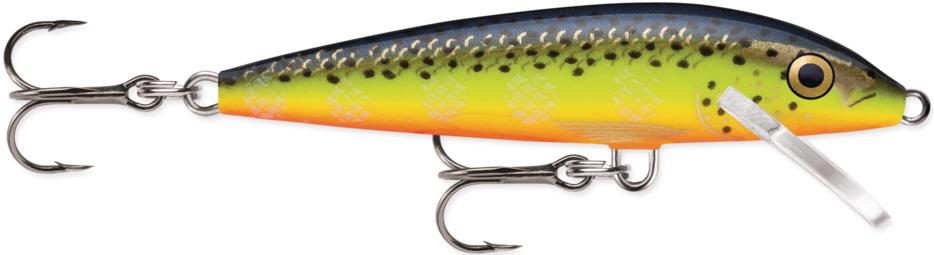 RAPALA #7 ORIG FLTG LURE  HOT STEEL